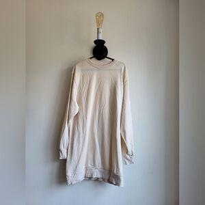 H&M Basic Cream Sweaterdress